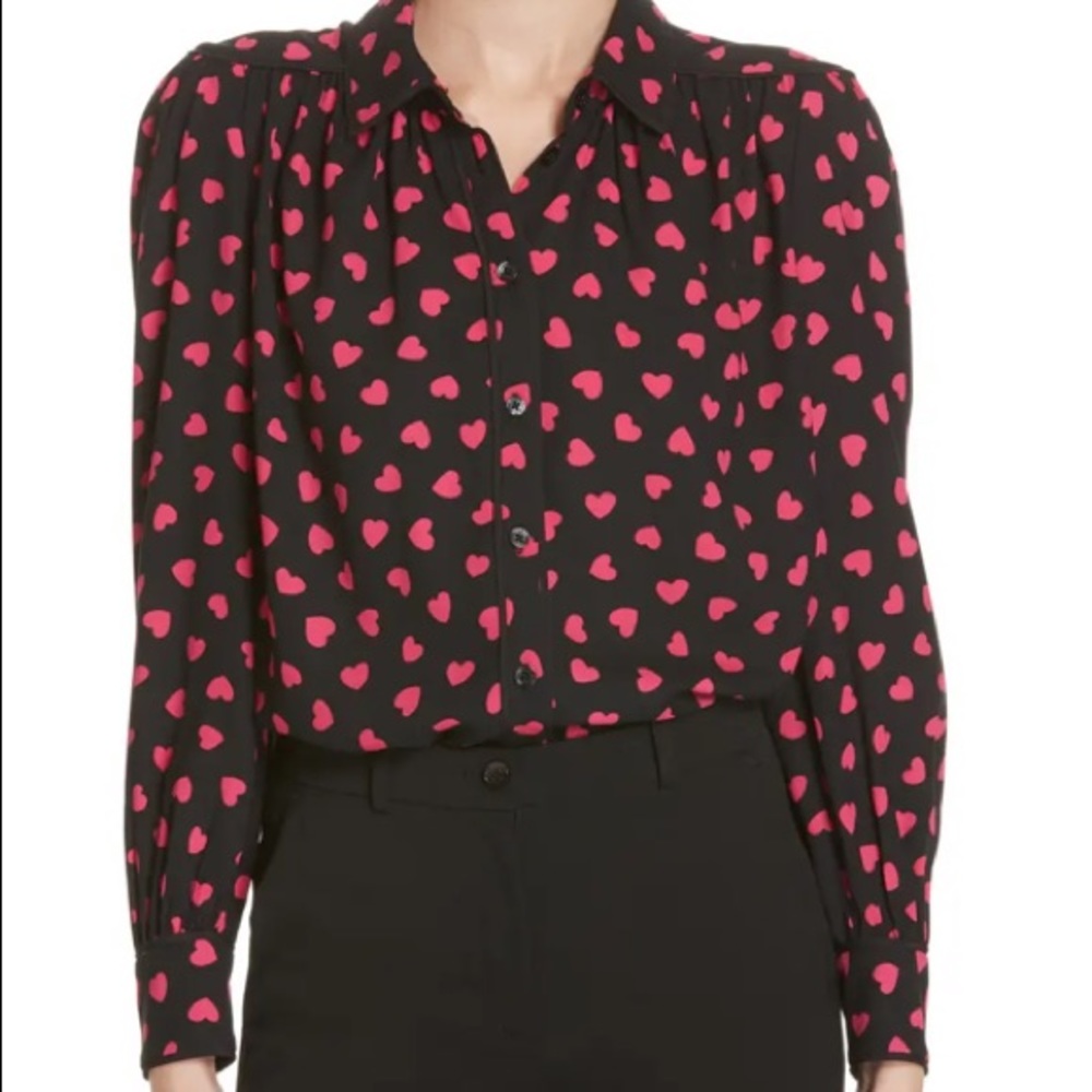 Kate Spade heartbeat blouse